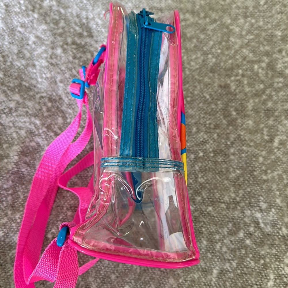 Vintage Lisa Frank spotty and dotty clear mini backpack. - Picture 4 of 4